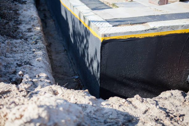 Professional Crawl Space Encapsulation technician working in New Trenton, IN
